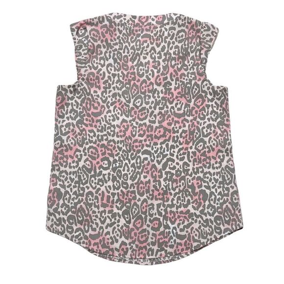Apt. 9 Grey Pink Leopard Print Top Size XS - Picture 2 of 7